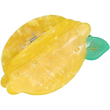 Pince à cheveux en forme de fruit (pastèque, fraise, avocat), pince à cheveux requin, pince à cheveux pour fille-B (1/5)