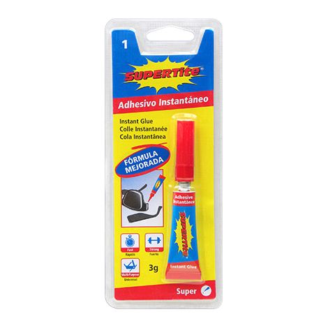 Adhesivo Cianocrilato Instantáneo Blíster 3g 2400 Supertite