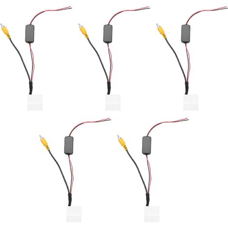 Câble adaptateur pour caméra de recul 5 broches 24 broches vers GPS pour Toyota Kluger RAV4 (1/5)