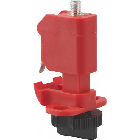 Blocco di sicurezza mini per interruttore doppio, lucchettabile, Lockout Tagout LOTO - THIRARD