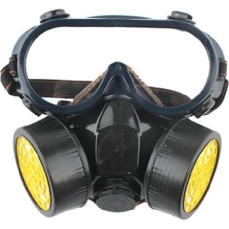 Double Tank Gas Mask Anti-Dust Formaldehyde / Varnish- (1/5)