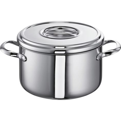 Schulte-Ufer Romana i Pentola per Carne, Acciaio Inox, Argento, 20 cm (1/4)