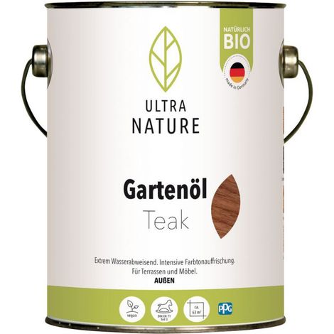 Ultra Nature Garten Öl 2,5 L teak HolzÃ¶le & Holzwachs (1/3)
