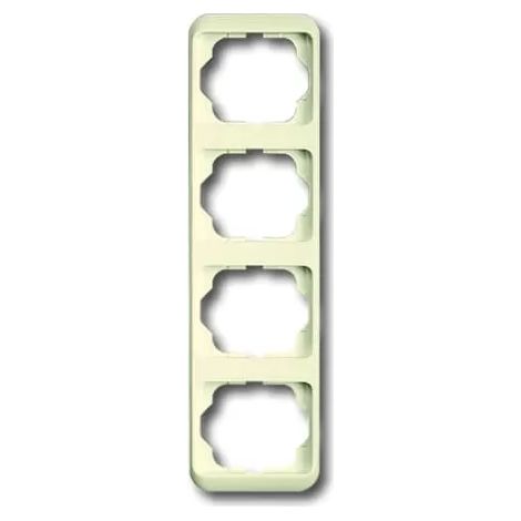 Busch-Jaeger Rahmen 4-fach elf/ws, senkr. alpha 1734-22G (1/2)