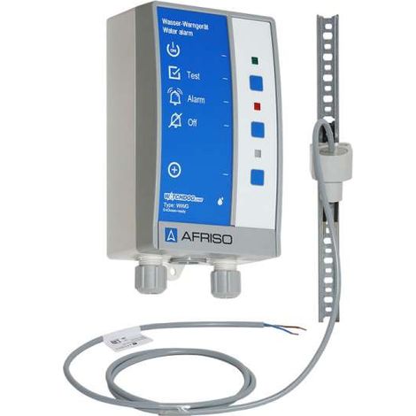 Afriso Wasser-Warngerät WWG2 mit WSS Wandschienensonde höhenverstellbar 40031