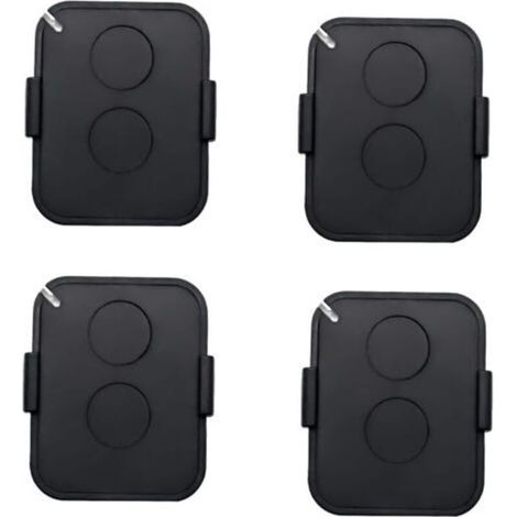 Un ensemble de 4 télécommandes, télécommandes de contrôle d'accès à 2 canaux 433 MHz, avec codes tournants de sécurité, compatibles avec les récepteurs automatiques. (1/4)