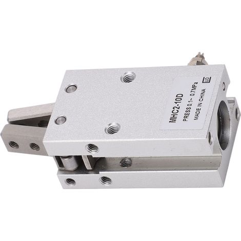 Vérin pneumatique de préhension à simple ou double action, alésage de 10 mm, filetage M5x0,5, alliage d'aluminium (1/5)