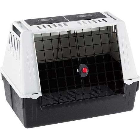 Ferplast ATLAS CAR Trasportino per cani per viaggi in automobile. Varie misure.. Variante 80 - Misure: 82 x 51 x h 61 cm - Grigio (1/10)