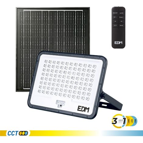 Foco proyector led solar 3cct 300 w 3200 lm
