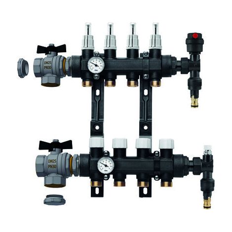Kit collecteur PCBT BLACK S8 - 8 départs - RBM