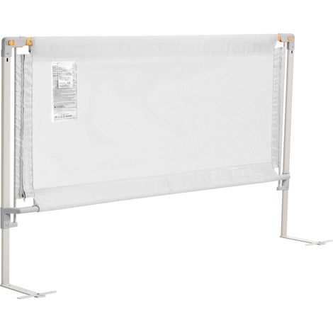 Bettgitter für Kinder 150 cm, höhenverstellbar, verstärktes Eisenrohr und Oxford-Gewebe, klappbarer Rausfallschutz (1/5)