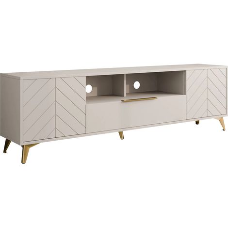 Meuble TV Comfivo Citrus , Le nombre de portes: 0, Nombre de tiroirs: 0, 204x60x40cm