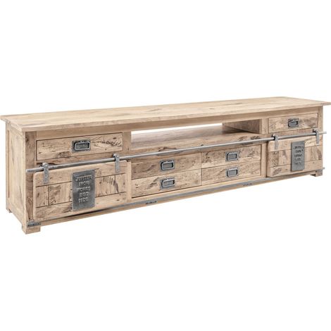 TV-Board Mango 240x50x60 whitewash lackiert RAILWAY 356
