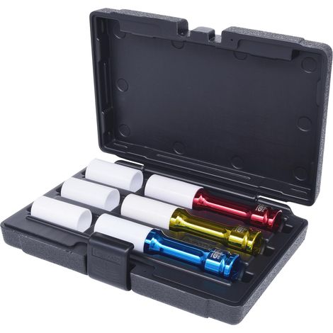 KS TOOLS 1/2" Juego de vasos de impacto de aluminio largos de 6 piezas - 515.1040 (1/4)