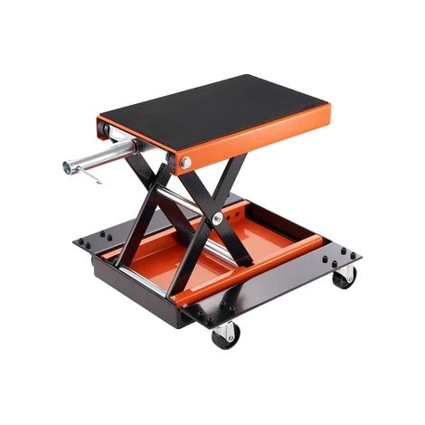 Élévateur de moto, capacité de 1100 lbs, hauteur réglable, Type A (1/2)