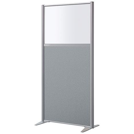 Cloison B-Zen L 80 cm, H160, mixte tissu gris