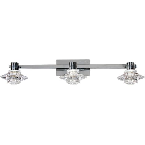 Applique murale cristal chromé 3xG9 Rastek Candellux