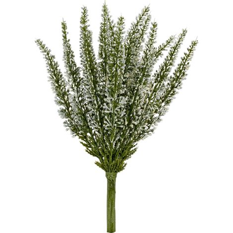 Gasper – Bouquet de callunes artificielles – Blanc, env. 29 cm (1/2)