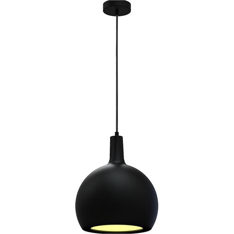 Pendelleuchte Hängelampe Wohnzimmerlampe Schwarz Keramik Esszimmer H 188 cm (1/5)