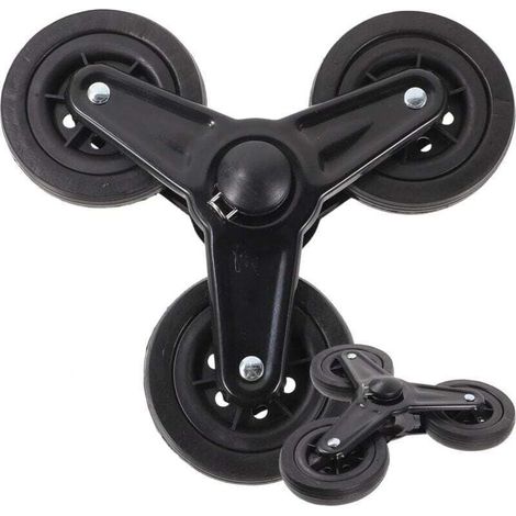 1 paire de roue chariot, chariot de courses, roues triangulaires pour chariot de courses, pices de rechange pour roues de chariot, fournitures pour chariot, plastique (1/5)