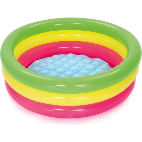 Piscina redonda infantil 3 anillos colores Summer 70 x 24 (1/5)