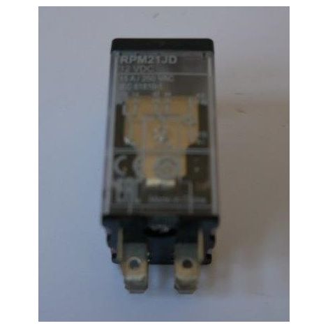 Relais électromécanique 15A 2OF 12Vdc embrochable bouton test Zelio Relay RP Schneider