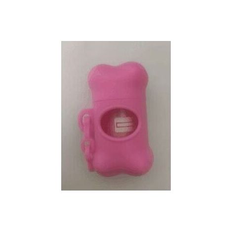 2er-Pack Hundekotbeutelspender (rosa) (1/5)