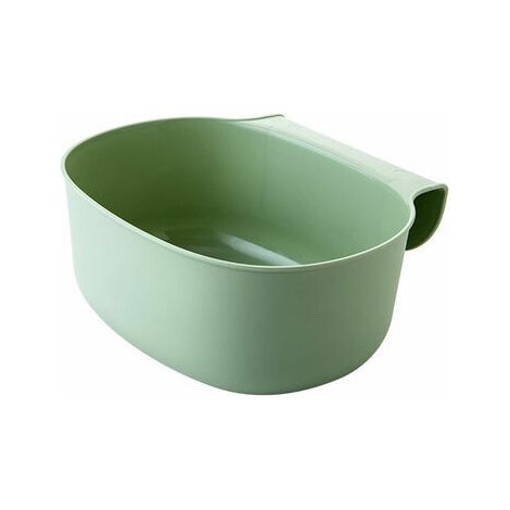 royaluxe - Coupelle de Collecte pour Déchets Cuisine - Bac Poubelle Collecteur pour Plan de Travail - Récipient à Accrocher - Meuble de Cuisine à Suspendre Garbage Corbeille Peut(vert) (1/5)