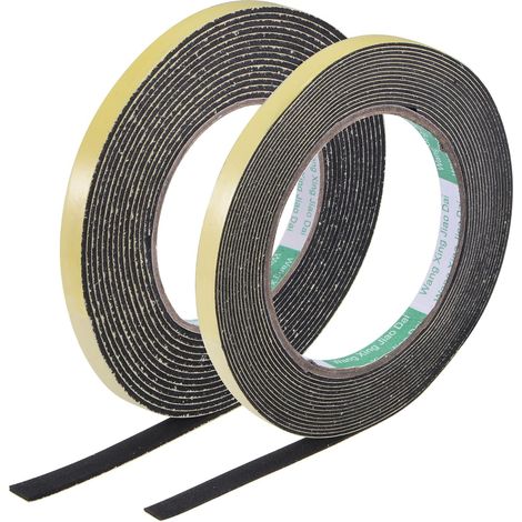Kit de ruban adhésif en mousse isolante 2 1 sourcing map, largeur 8 mm et 10 épaisseur longueur 5 m