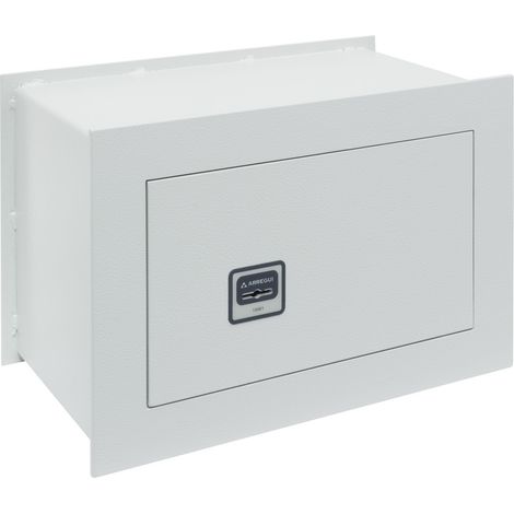 ARREGUI Ideal 5 271320 Caja fuerte de empotrar a pared con cerradura de llave, Caja de Seguridad para casa y hogar, fácil de usar, 23 x 35 x 20 cm, 10 L