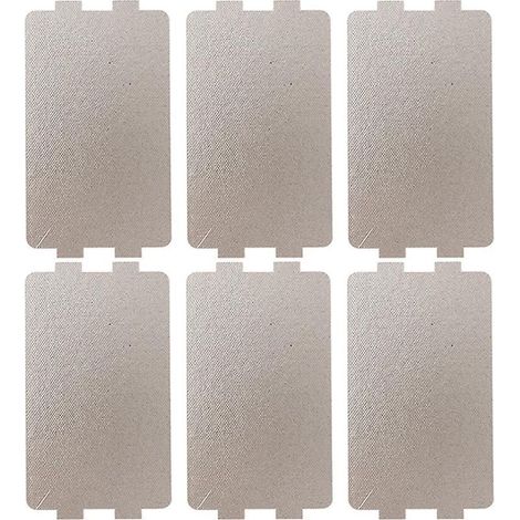 6 plaques de mica, couvercle de guide d'ondes pour micro-ondes, pièces pour four à micro-ondes, plaque de mica