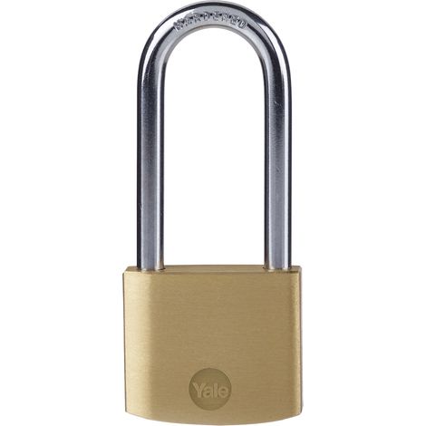 Cadenas laiton - YALE - Y110B/40/152/1 - Anse longue acier cémenté - 3 clés