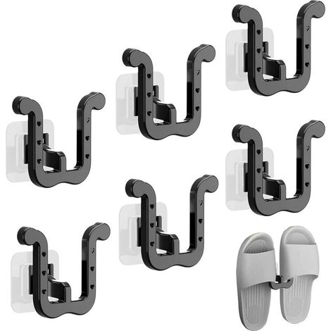 KZQ 2er-Pack Handtuchhaken aus Edelstahl für die Küche, gebürsteter, selbstklebender Handtuchhaken ohne Bohren für das Badezimmer. (1/4)