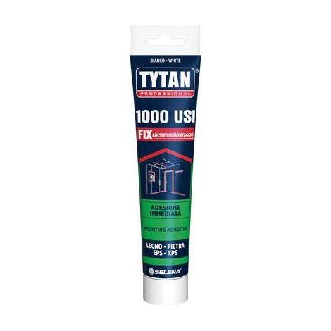 4,0 x FIX 1000 UTILISATIONS TUBE TYTAN