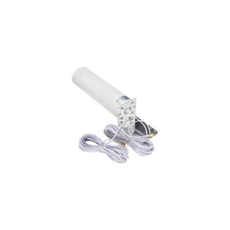 Antenne externe 4G LTE double SMA mâle – Gain 10-12 dBi – Fréquence 698-2700 MHz – Câble 5 m pour routeur et modem extérieur