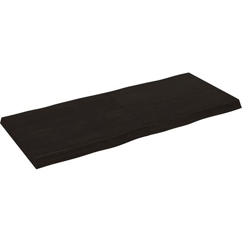 Dessus de table Dessus de bureau Plateau de table bois massif traité bordure assortie