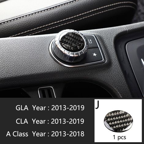 (Type J) Compatible avec Mercedes-Benz Classe A W176 GLA X156 CLA Accessoires Climatisation Console CD Panneau de garniture Style automobile (1/5)