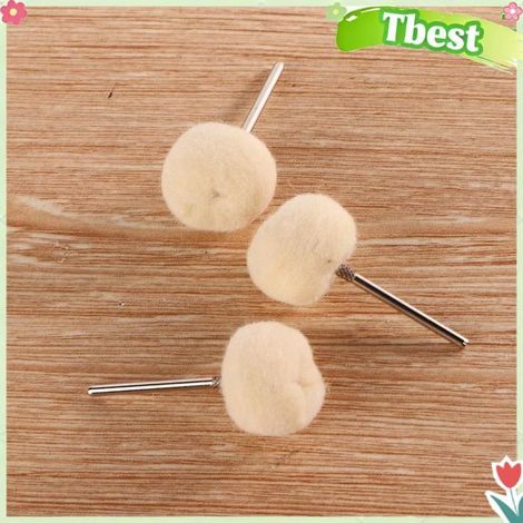 Tbest meule de polissage 10 Pièces 2.35mm Outil de Polissage Roue de Polissage en Laine Outil Abrasif Meulage lunettes horloger (1/5)