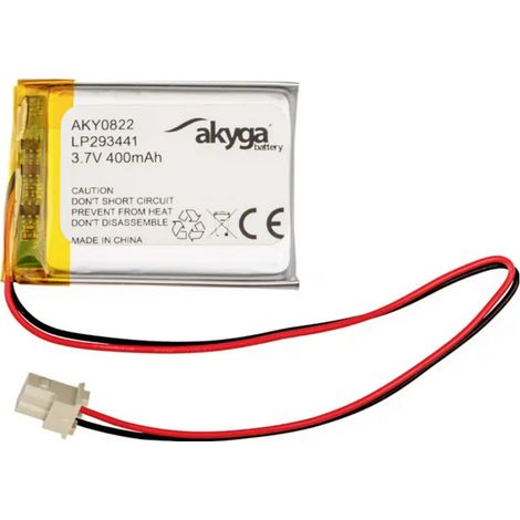 Akyga LP293441 Akkupack x Spezial-Akku LiPo 3.7 V 400 mAh (1/3)