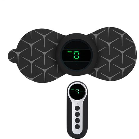 Mini EMS Masseur sans fil rechargeable portable, patch adhésif avec télécommande, appareil de massage musculaire (1/5)