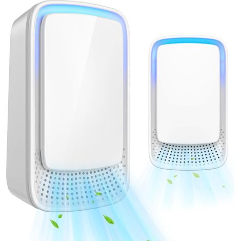 Ioniseur D'Air - 10000000 Ions Négatifs Par Seconde - Silencieux 20 dB - Sans Filtre - Économie D'Énergie 2 W - Pour Chambre Cuisine Bureau - 2 Pièces (1/5)