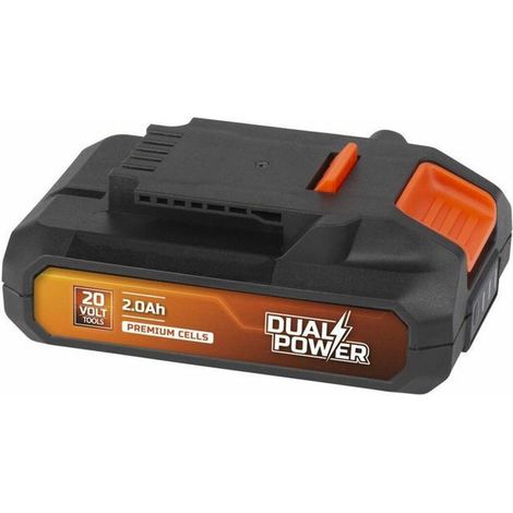 Powerplus POWDP9021 batteria ricaricabile arancione nera 20V