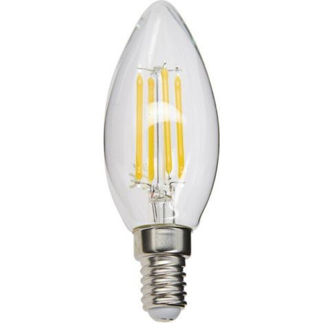 Ampoule LED bougie E14 4 W (équivalent 40 W), lumière blanche neutre, économie d’énergie, compatible avec variateurs (sauf indication contraire), idéale pour lustres et appliques (1/5)