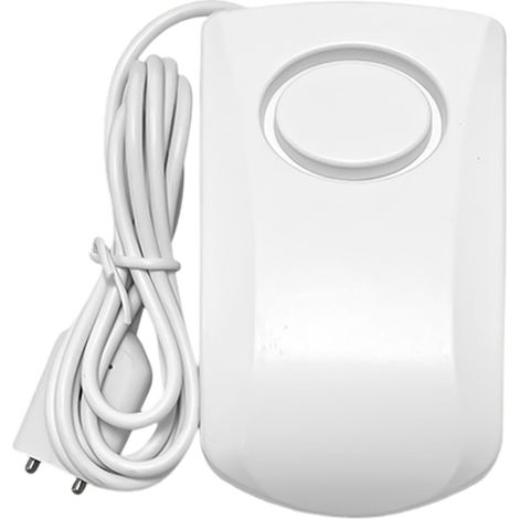Detecteur De Fuite D Eau - Alarme Inondation Sans Fil 130 Db - Pour Salle De Bain Cuisine Sous Sol Garage - 1 Piece Blanc