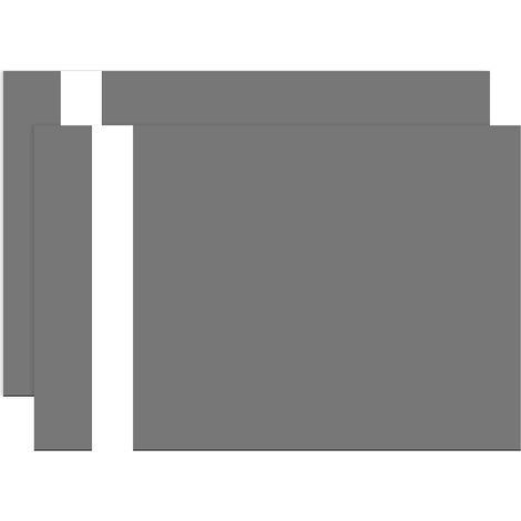 2Pcs Plaque De Gravure Laser, 11.8x7.9" Feuille ABS Plastique Double Couleur Pour Plaque Personnalisée, Badge De Bureau, Étiquette DIY, Gris/Blanc (1/5)