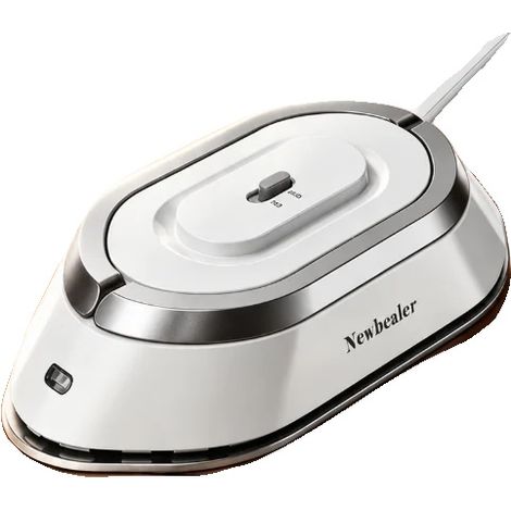 Plancha de viaje portátil, doble voltaje, calentamiento rápido, color plata, enchufe europeo tipo C de 100V-240V. (1/2)