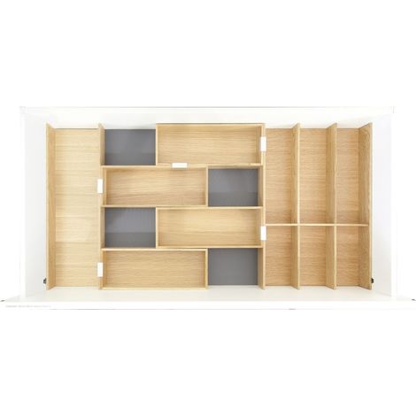 Move Besteckeinsatz Schubkasten Organizer Set 2, Eiche lackiert (1/3)