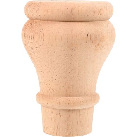 Pieds de table en bois pour meubles de maison, ensemble de 3 pièces, bois kaki fiable (1/5)