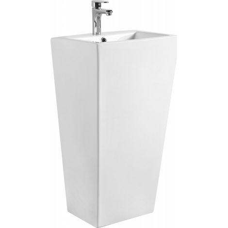 Mexen Liza lavabo independiente 44 x 38 cm, blanco - 26154400