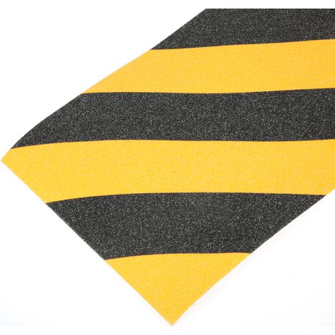 Bande adhésive antidérapante en PVC auto-adhésive de 20 cm x 5 m, résistante à l'usure, pour revêtements de sol de sécurité. (1/5)